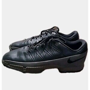 Nike Air Zoom Attack Golf Shoes Mens 12 Black Grey Spike Sneakers 853739-002